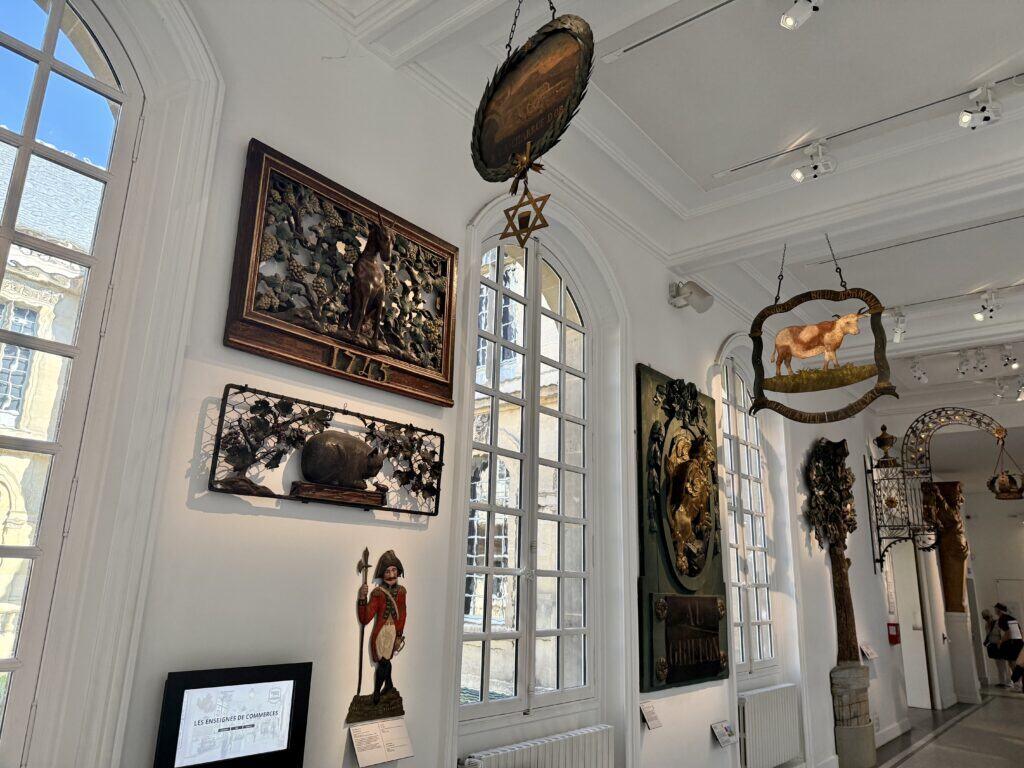 Paris street exhibit