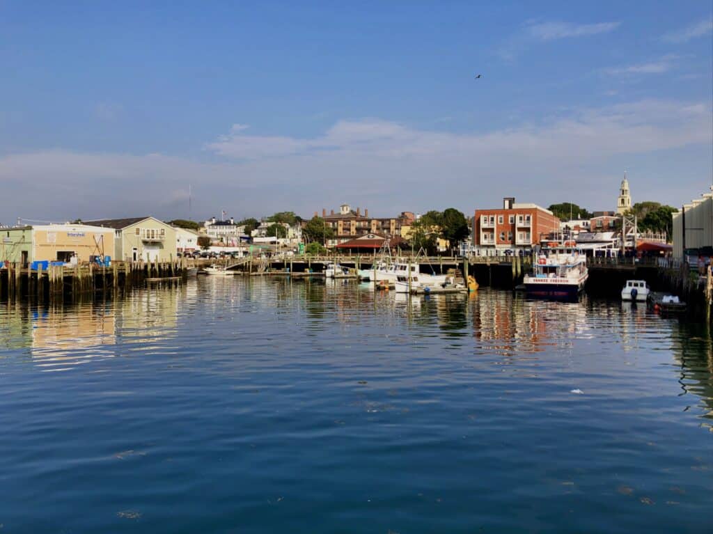 Picturesque and colorful harbor in Rockport