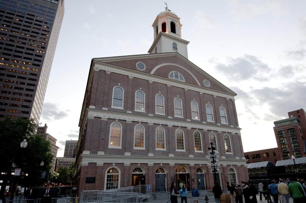 Exterior of Faneuil Hall, Boston