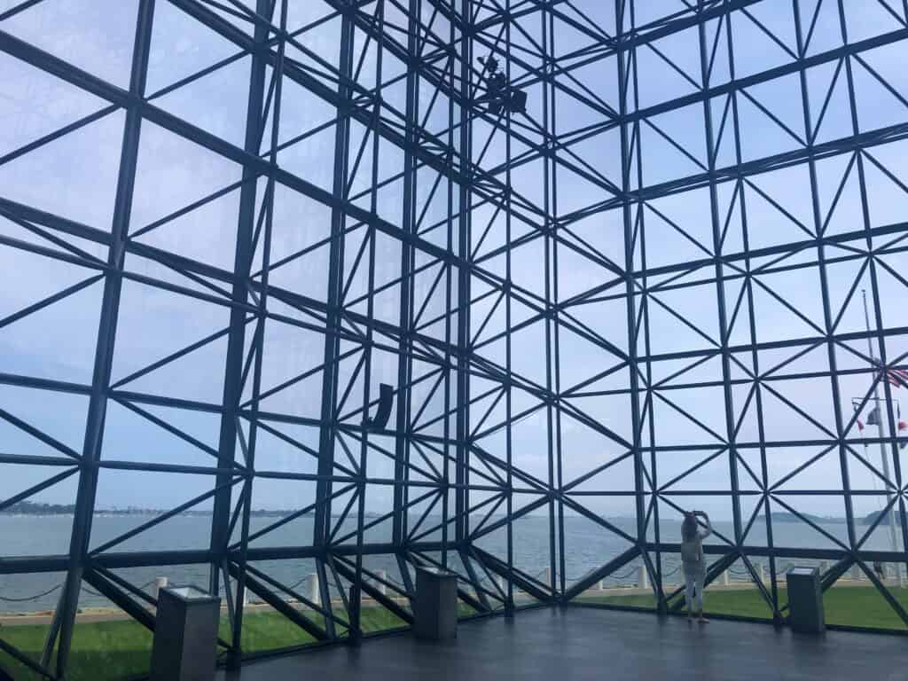 View from inside the atrium