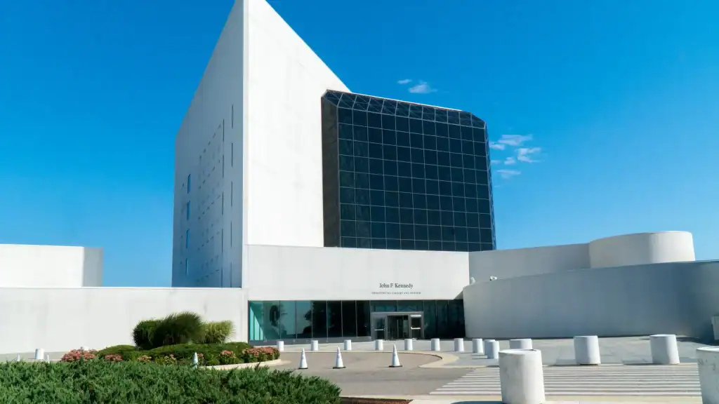 Exterior of JFK Library